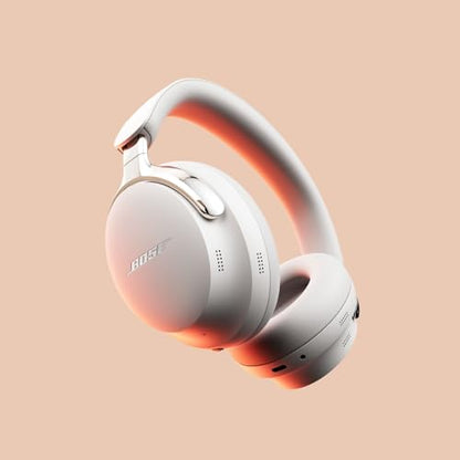 Bose QuietComfort Ultra Bluetooth Headphones (2nd Gen), Wireless Headphones with Spatial Audio, Over Ear Noise Cancelling with Mic, Up to 30 Hours of Play time, White Smoke - color: White