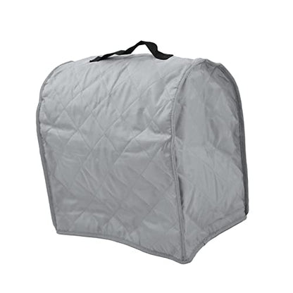 Kitchen Mixer Cover Carry Bag for 5Qt/6Qt, Fits Most Stand Mixers, - Scratch Quilted Polyester Pongee Fabric with Storage Pockets (Grey) - color: Grey