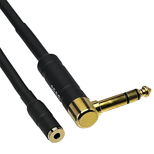 CNCESS 1/4 TRS 6.35mm Male to 3.5mm Female Stereo Headphone Audio Adapter