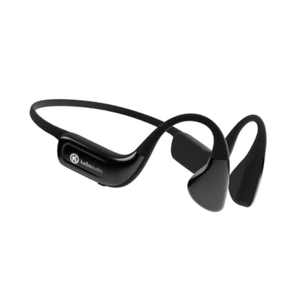 Kaibo Flow - Bone Conduction Headphones with Noise-Cancelling Mic - Adjustable Headband - USB-C Quick Charge - IPX67 Waterproof - Sport Headset for Gym, Running, Cycling