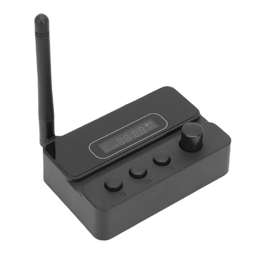Jiawu Bluetooth Transmitter and Receiver, Low Latency Bluetooth 5.3 Audio Adapter, Wireless Audio Adapter with Multi Functional Interfaces for TV Stereo System Car Home Music Streaming
