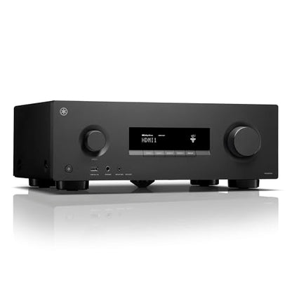 Yamaha RX300A 5.2-Channel Home Theater AV Receiver with Dolby Atmos, 4K120/8K HDMI and Bluetooth Multipoint (Black)
