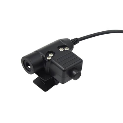 WODASEN Tactical U94 PTT Adapter Push-to-Talk Headset Radio Connector 7.0mm Female Jack to Walkie Talkie for Midland LXT/GXT/XT/X-Talker Series LXT500VP3 LXT600VP3 GXT1000 GXT1000VP4 Civilian Wiring