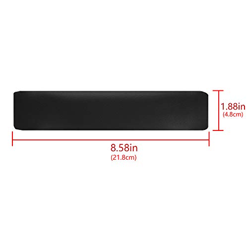 Geekria Protein Leather Headband Pad Compatible with Sony PlayStation Gold Wireless Stereo Headset PlayStation 4, PS3 (CECHYA-0083) Headphones, Replacement Band Repair Part (Black) - color: Black