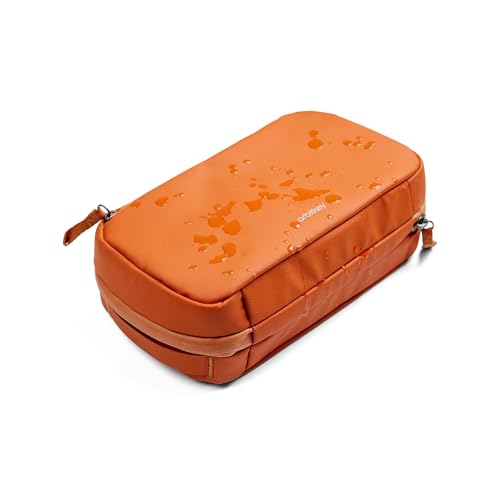 Orbitkey 2-in-1 Tech Accessory Pouch - Terracotta | Detachable Slim Sleeve | Organizes Cables & Chargers | Water-Resistant Fabric | Travel Ready - color: Terracotta