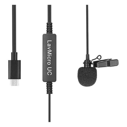 Saramonic Omnidirectional Lavalier Mic for USB-C Android Smartphones, Tablets & PC/Mac (LavMicro UC) - size: USB-C Lavalier