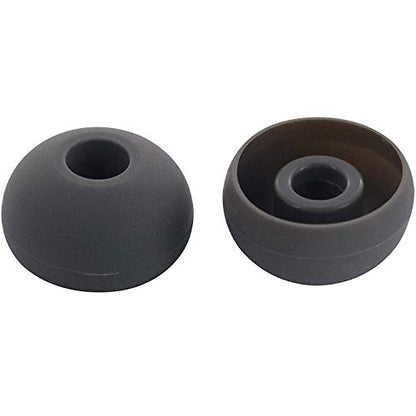 Replacement Silicone Earbuds Ear Tips Eargels Buds Set Compatible with Beats Powerbeats 3 Powerbeats 2 Wireless in-Ear Earphones (4 Pairs/Asphalt Grey) - color: Asphalt Grey