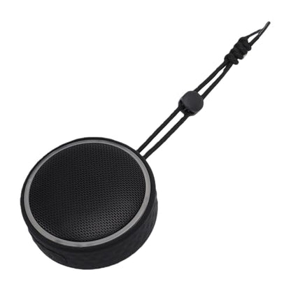 GOWENIC Bluetooth Shower Speaker, Bluetooth 5.3 Connection, IPX6 Water Proof, with Suction Cup and Hanging Rope, for Camping, Cycling or Poolside (Black) - color: Black