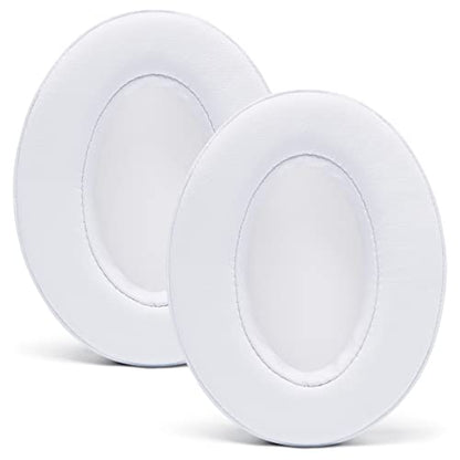 WC Wicked Cushions PadZ - Thick & Soft Ear Pads for ATH M50X / M40X / SteelSeries Arctis/HyperX Cloud & Alpha/Logitech G Pro X/Compatible with Over 50 Headphones | White - color: White