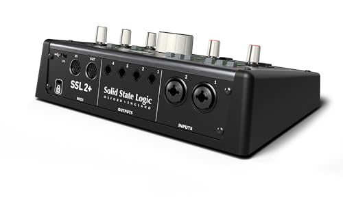 Solid State Logic 2 MKII Plus USB-C Audio Interface 2x4 | Four Balanced Outputs, and Class-Leading Mic Preamps - style: SSL 2 Plus MKII