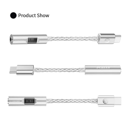 USB C to 3.5mm Audio Adapter DAC Amplifier CX31993 Chip & MAX97220 High-Performance Audio Amp for Headphones, 70mW Output, JCALLY JM6 PRO 2 AUX Dongle for iPhone, Android, PC