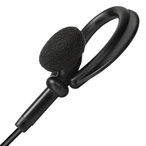 Retevis RT68 Walkie Talkie Earpiece with Mic, for RT22/RT21/H777/RT27/RT68H | Soft Earhook, 2 Pin , Compatible with Kenwood, Pxton, Baofeng BF-888S 2 Way Radio, Two Way Radio Headset(10 Pack) - style: Soft Earhook