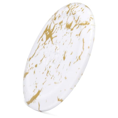 WC Side Plates for Arctis Nova Pro Wireless, Pro Wired & Nova Elite | Made by Wicked Cushions | Also fits Nova Pro Omni, 7, 7X & 7P | Gold Marble - color: Gold Marble