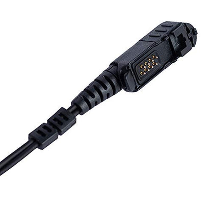 10-Pack 2-Wire Tube Earpiece Compatible with Motorola XPR3500e