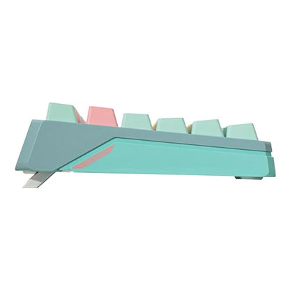 Cooler Master MK770 Macaron Wireless Mechanical RGB Gaming Keyboard, Kailh Box V2 Click White Switches, Gasket Structure, Hot-Swappable, Bluetooth|2.4GHz, Tactile 3-Way Dial, QWERTY (MK-770-MCKW1-US) - style: MK770 Macaron White