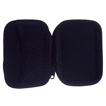 Portable Storage Hard Case Bag Holder Pouch Earphone Carrying Case for SD TF Card Earphone Headphone Earbuds iPod Bluetooth Headset and Charging Cable (Red) - color: Red