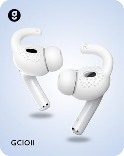 Gcioii 3 Pairs for AirPods Pro 2 Ear Hooks Covers, Anti Slip Sport Ear Tips - size: for AirPods Pro Gen 2