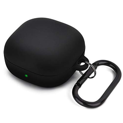 AIRSPO Silicone Case Compatible for Samsung Galaxy Buds 2 Pro/Galaxy Buds2/ Galaxy Buds Pro 2/ Galaxy Buds Live/Galaxy Buds FE Case (Black) - color: Black