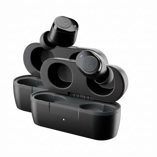 Skullcandy Jib True 2 Wireless Earbuds,Bluetooth Headphones,Up to 33 Hours Battery with Charging Case,Noise Isolating Fit,Sweat and Water Resistant,Microphone for iPhone Android-True Black,(Pack of 2) - color: True Black, size: Jib True 2 (Pack of 2)
