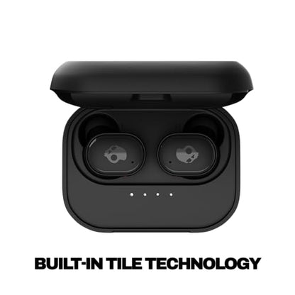 Skullcandy Grind Wireless In-Ear Earbuds - True Black | Noise Isolating Fit, Bluetooth, 40 Hours Battery, Microphone for iPhone Android, Customizable Sound, True Wireless - color: True Black, style: Grind