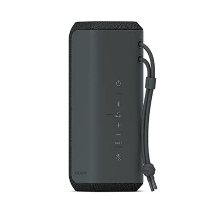 Sony SRS-XE200 X-Series Wireless Ultra Portable-Bluetooth-Speaker, IP67 Waterproof, Dustproof and Shockproof with 16 Hour Battery and Easy to Carry Strap, Black | 16 Hour Battery, Easy to Carry Strap, Wide Sound Goes Anywhere, Line Shape Diffuser, Dual Pa