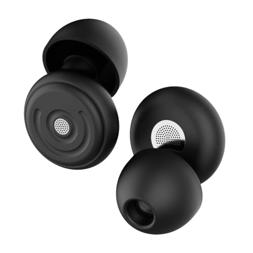 58-26dB Dual Mode Noise Cancelling Ear Plugs for Sleeping, Ear Protection – Flexible Soft Silicone Reusable Earplugs for Side Sleepers, Concerts, Airplane and Focus, with Portable Case