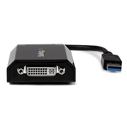 StarTech USB-A to DVI/VGA Adapter, 2048 x 1152, DVI to VGA Included | USB 3.0 5Gbps, Extra monitor, VGA adapter in box, Mac and Windows, External video graphics card - style: USB 3.0 to DVI