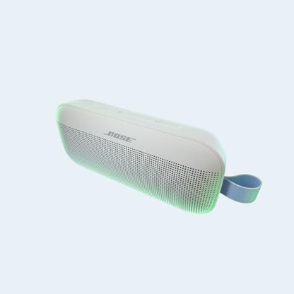 Bose SoundLink Flex Bluetooth Speaker (2nd Gen) - Portable Outdoor Speaker with Hi-Fi Audio, Waterproof and Dustproof, USB-C, Up to 12 Hours Battery Life, Fog Grey - Limited Edition Color - color: Fog Grey