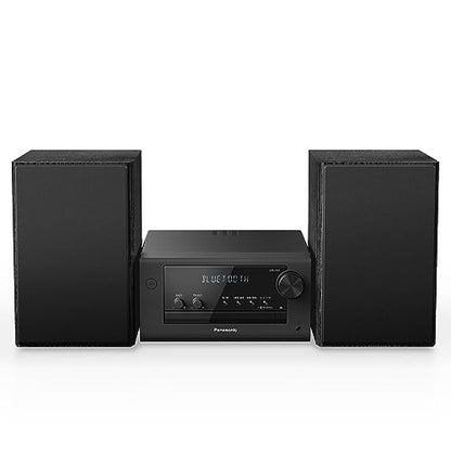 Panasonic Compact Stereo System with CD Player, Bluetooth, FM Radio and USB with Bass and Treble Control, 80W Stereo System for Home with Remote Control - SC-PM700PP-K (Black) - style: 80W Stereo System