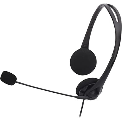 CCS15154 - Compucessory Lightweight Stereo Headphones with Mic