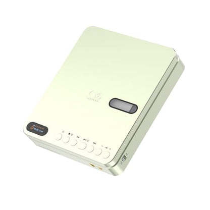 SHANLING EC Play Portable HiFi CD Player,USB DAC CS43198 DAC+Dual SGM8262 | 384kHz/32bit,DSD256,Two-Way Bluetooth 6.0, LDAC,Up to 700mW@32Ω Output,3.5mm+4.4mm Headphone Output,Coaxial,Green - color: EC Play Green