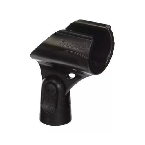 Shure WA371 Microphone Clip for Wireless Handheld Transmitters | Replacement mic clip that securely holds all Shure wireless handheld transmitters on a standard mic stand - size: 1 Count (Pack of 1)