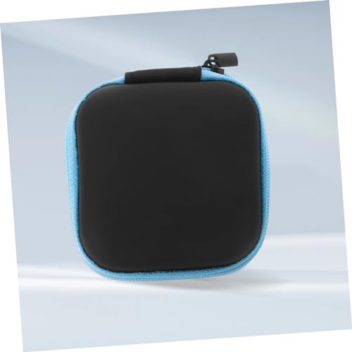 UKCOCO Portable Eva Earbuds Carrying Case with Zipper Durable Water Resistant Cord Organizer for Travel Essentials Compact Electronic Storage Bag for Earphones and Cables