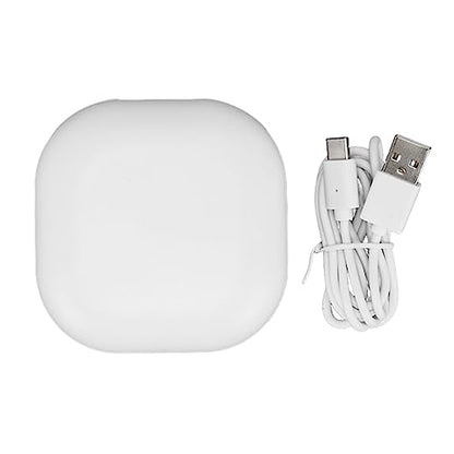 Replacement Earbuds Charging Case Fast USB-C Charging for Samsung Buds Live SM-R180, White with LED Indicator, 600mAh Portable Charger