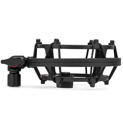 Focus Pro Audio Shock Mount for Blue Yeti and Yeti Pro Microphones (Black) - Shock Mount Mic Holder for Anti Vibration Noise Isolation - Blue Yeti & Yeti Pro Boom Arm Compatible Mic Stand