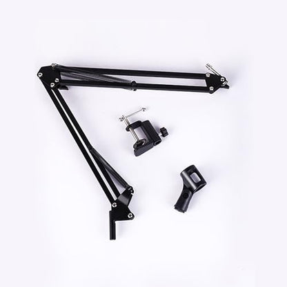 Boom Arm Microphone Mic Stand for Blue Yeti HyperX QuadCast SoloCast Snowball Fifine Shure SM7B Audio-Technica