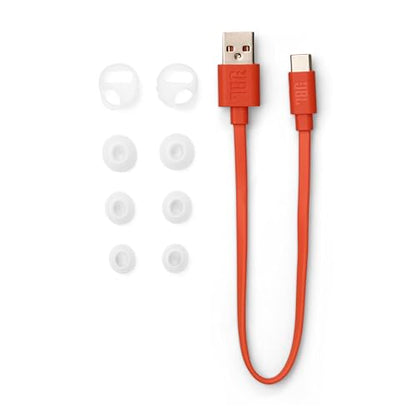 JBL Endurance Race 2 True Wireless Sports Earbuds (White) with Expo Gear Weather-Resistant Protective Hard-Shell Case - color: White