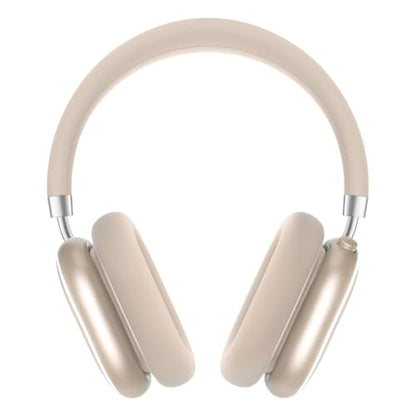 Srhythm NiceComfort 95 Adaptive Noise Cancelling Headphones Wireless | Bluetooth with Spatial Audio,Transparency,ENC,HD Sound,Low Latency for Gaming,Slim Headphones Lightweight - color: Champagne Gold