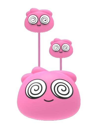 Jellie Drops Wired Earbuds for Kids, Featuring Colorful Characters. Silicone Storage case, 3.5mm aux, USB C Adapter, Volume Control, School Ready, Cute, Lightweight, and Compact. (Pink) - color: Pink