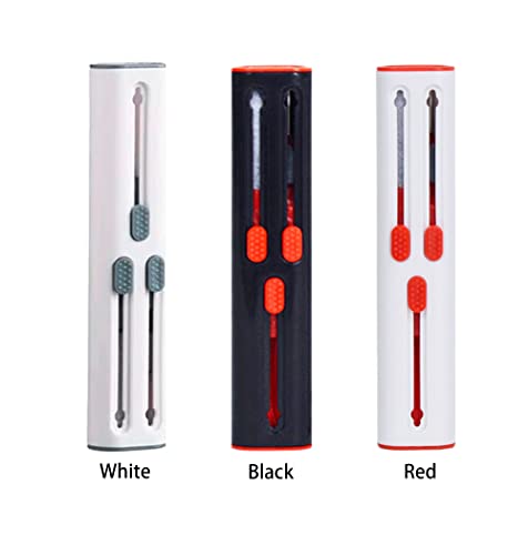 Cleaner Kit Compatible with Airpod Pro 1st 2nd 3rd Generation, Cleaning Kit and Keyboard Brush Gen 3 2 1, Pen Ear Bud Cleaning Tool for Earbuds, Laptop, Phone, (White)