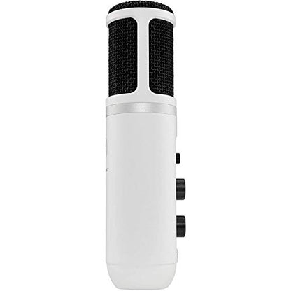 Mackie EM-Series, Limited Edition White USB Condenser Microphone (EM-USB-LTD) - size: USB, style: Compact - White