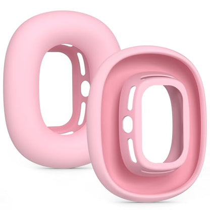 Silicone Ear Pads Case Cover for AirPods Max 2/1 Headphones Cushions, Pink - color: Pink-MGEB