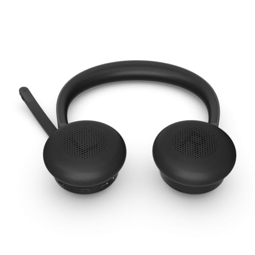Lenovo Dual Mode Wireless ANC Headset 6550 with USB-A Receiver – Microsoft Teams Certified, Hybrid Active Noise Cancellation, Bluetooth Dual Connectivity, Long Battery Life, Business Headset, Black - color: Black, size: Headset 6550 w/USB-A Receiver