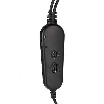 H390D RJ9 MVA Telephone Headset, Dual Ear Wired Office Headset with Noise Canceling Microphone, RJ9 Plug Business Headset for Call Center, Customer Service, Telemarketing, Home Off