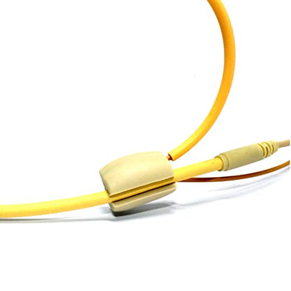 6028 Headset Headworn Microphone - 3.5mm Thread Screw Lock for Sennheiser Wireless Bodypack Transmitter – Beige Uni-Directional