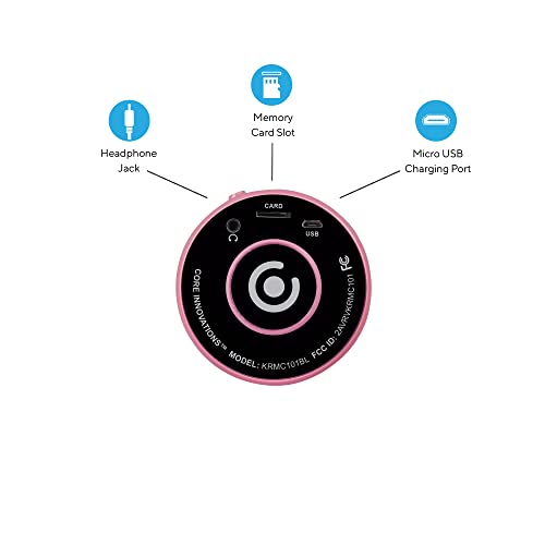 Wireless Bluetooth Karaoke Microphone with Built-in Speakers + HD Recording, Portable Handheld Mic | Rose Gold - style: Rose Gold