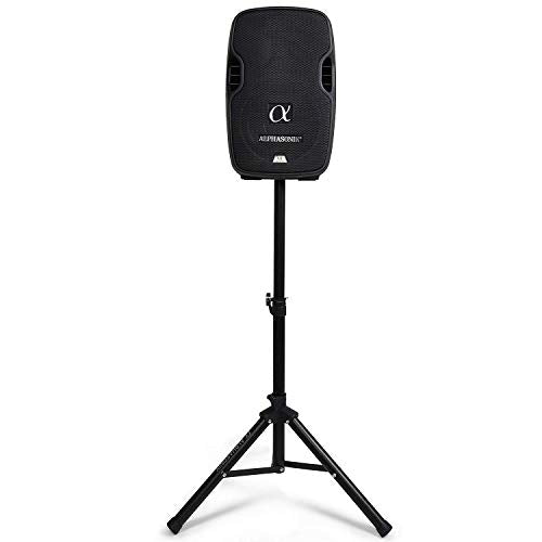 8" Portable Rechargeable Battery Powered 800W Pro DJ Amplified Loud Speaker with 2 Wireless Microphones Echo Bluetooth USB SD Card Aux MP3 FM Radio PA System LED Ring Karaoke Tripod Stand - style: 8" 800 Watts