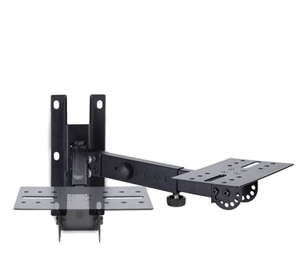 SPS-508 Speaker Wall Mount Stand, Rotatable Angle, Adjustable Swivel Tilt Speaker Mount Bracket, Home Surround Sound System 100 lbs Capacity (2 Packs, Black)