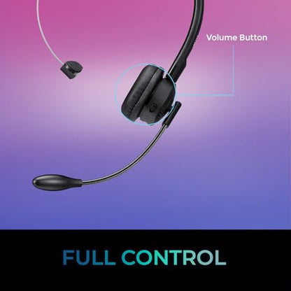 Adesso Xtream P300 Bluetooth Single Ear Headset with Charging Dock