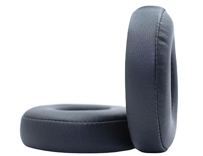 Solo 3 Wireless Earpads Replacement for Beats Solo2 Wired Headphone - Black | Fit for Beats Solo 3/Solo 2 Wireless/Wired A1796/B0534 Headphone, Dust Proof Protein Leather Cushions with Memory Foam Covers - color: Black